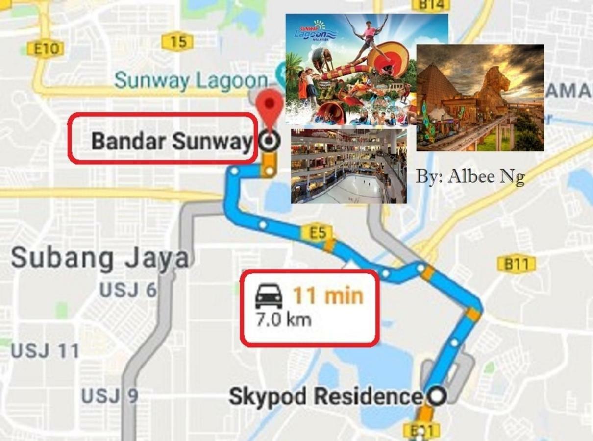 Puchong Skypod Residence, High Floor Balcony Unit, Walking Distance To Ioi Mall, 10Min Drive To Sunway Екстер'єр фото